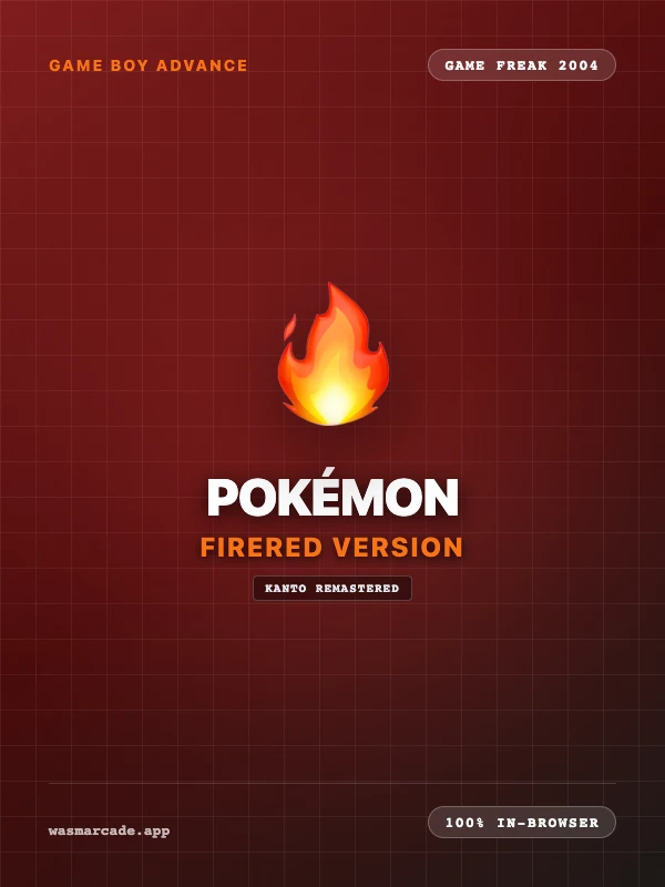 Pokémon FireRed Version cover art
